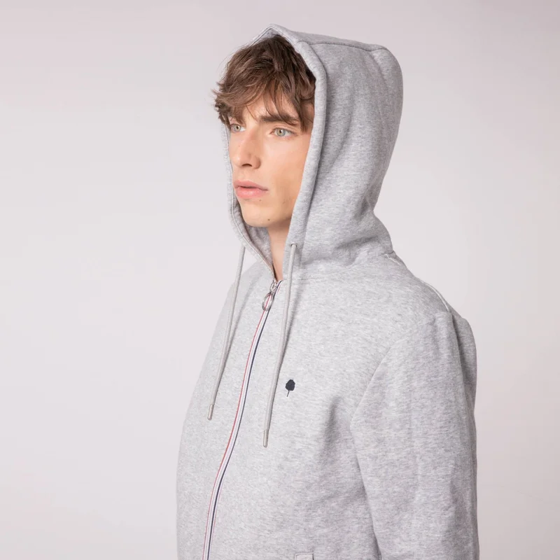 Faguo Mesnil - Grey hoodie in cotton