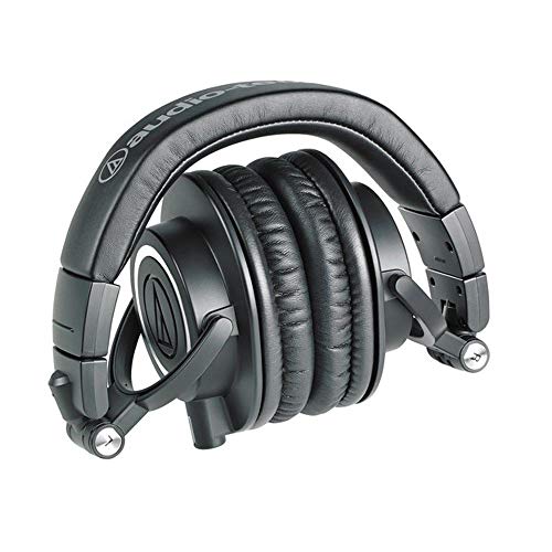 Audio-Technica ATH-M50x Professional Monitor Headphones + Slappa Full Sized HardBody PRO Headphone Case (SL-HP-07) - Image 4