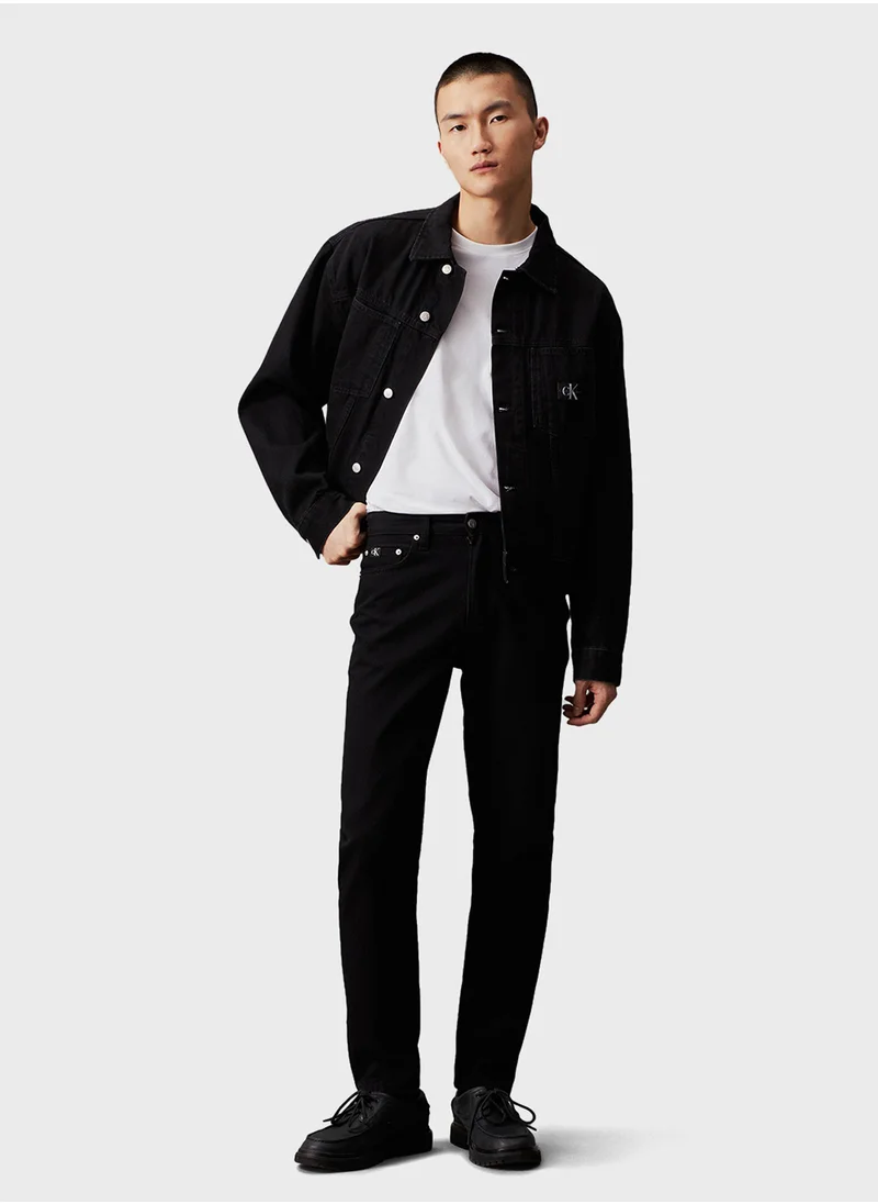Calvin Klein Jeans Rinse Wash Taper Jeans