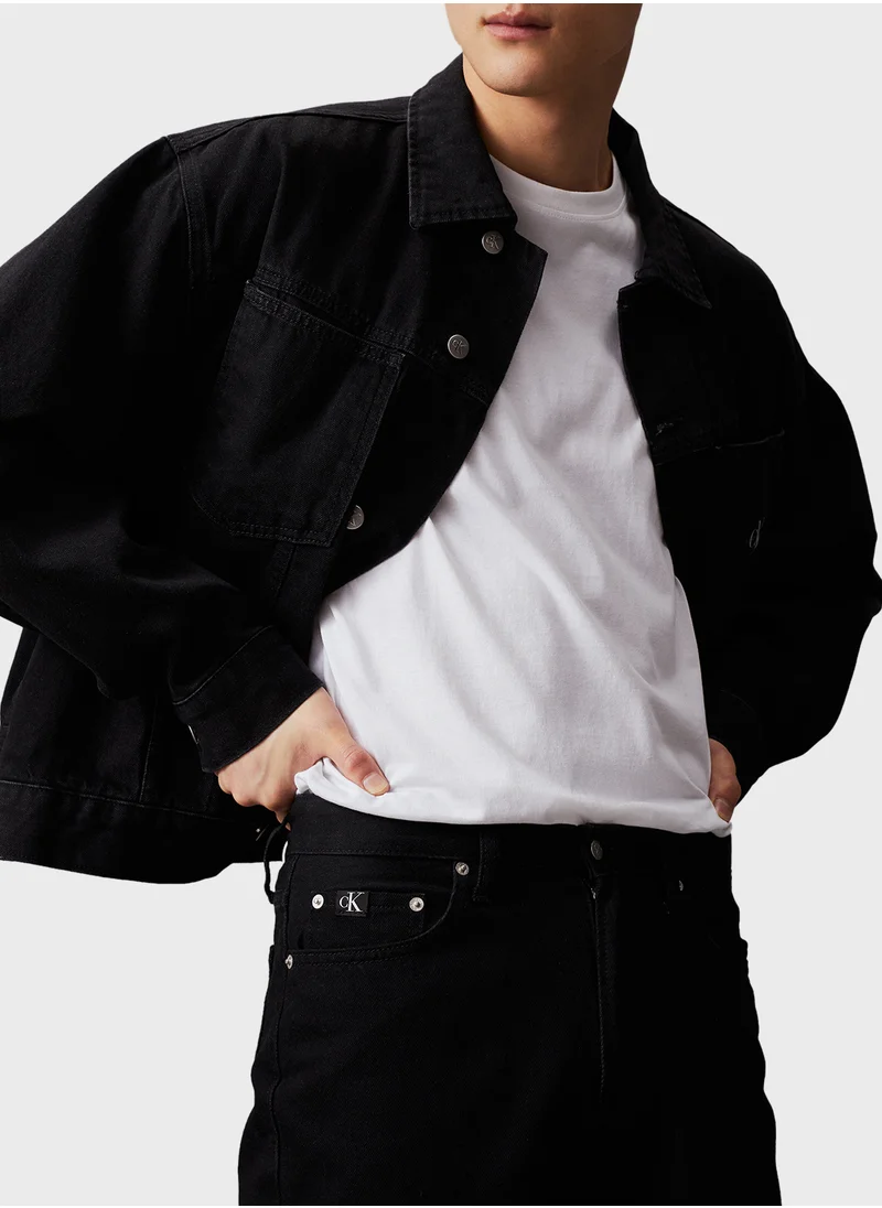 Calvin Klein Jeans Rinse Wash Taper Jeans