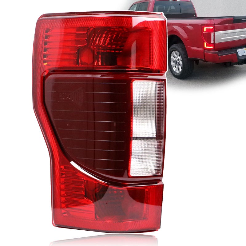 Lochnchn Tail Lights With Blind Spot Compatible with Ford F250 F350 Super Duty 2020 2021 2022 Rear Taillights Taillamp Assembly Halogen Left Driver Side - Image 1
