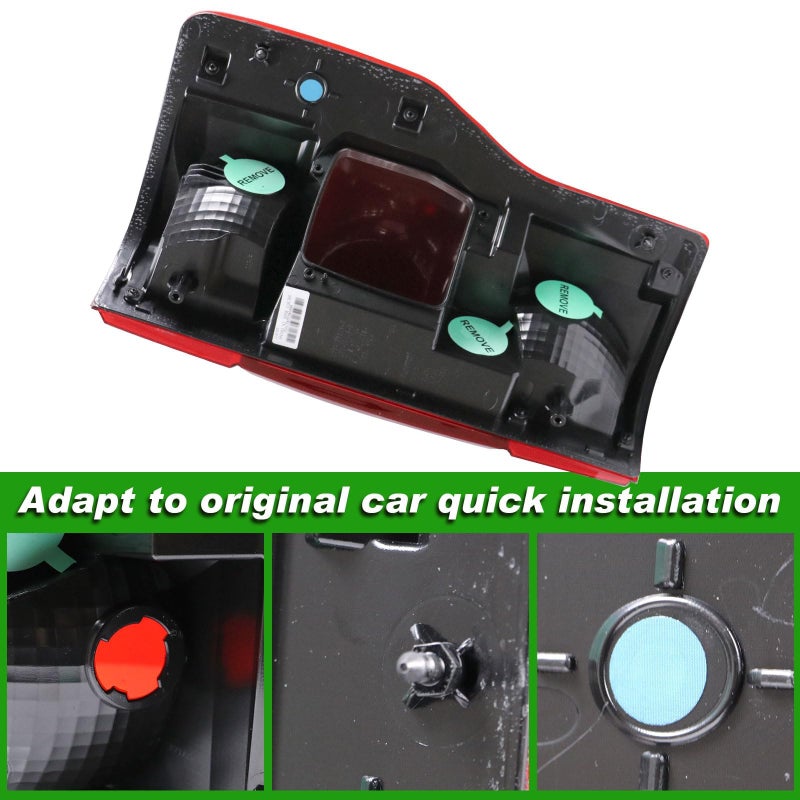 Lochnchn Tail Lights With Blind Spot Compatible with Ford F250 F350 Super Duty 2020 2021 2022 Rear Taillights Taillamp Assembly Halogen Left Driver Side - Image 4