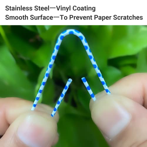 Joyberg 400 PCS Paper Clips, Metal Coated Paperclips, Paper Clips Assorted Sizes Medium & Large, Striped Colored Paper Clips, Colored Paper Clips Teacher Supplies for Home, School, Office (1.1" & 2") - Image 3