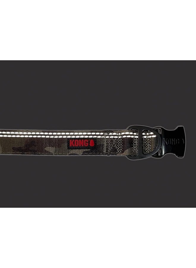 كونج طوق الكلاب KONG Max HD فائق المتانة والمبطن من مادة النيوبرين (كبير، مموه) - Image 4