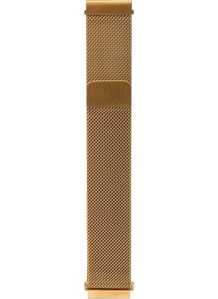 Megafox Teknoloji - Megafox Technology Samsung Galaxy Gear Sport Compatible Band Mesh Metal Mesh Magnet Strap, Gold - Image 1