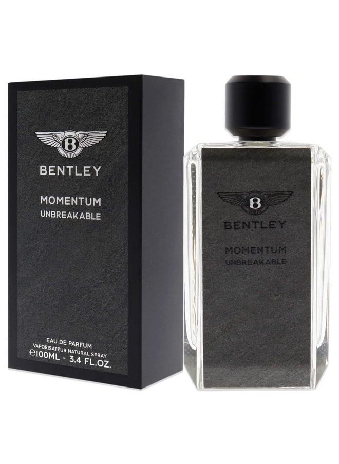 BENTLEY Bentley Momentum Unbreakable EDP Spray Men 3.4 oz  - Image 4