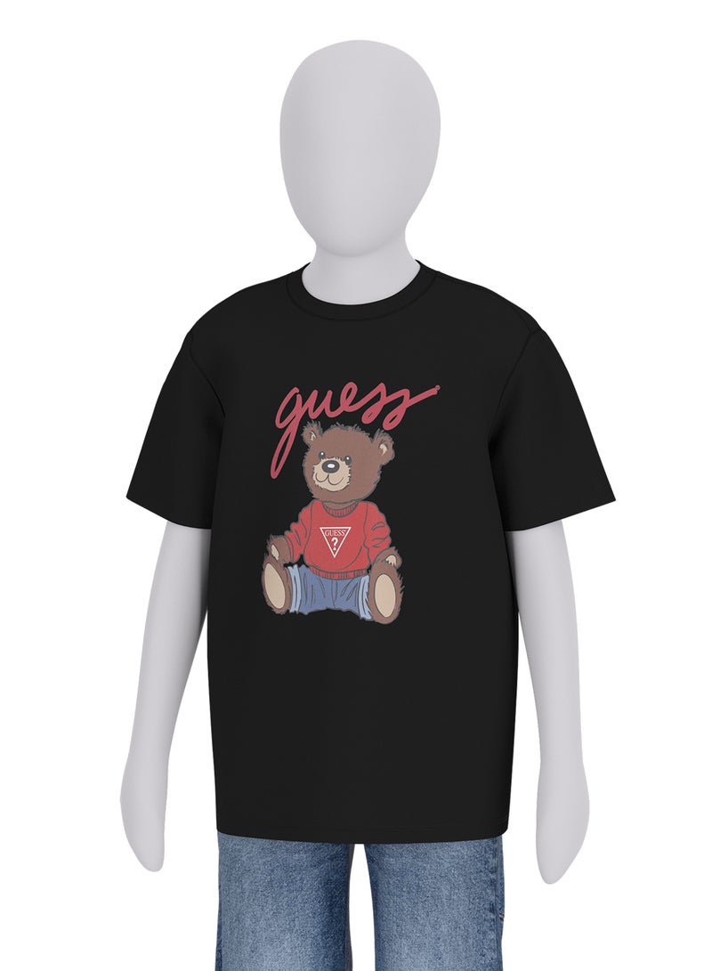 جس تيشيرت جرافيك برقبة دائرية للأطفال - Image 1