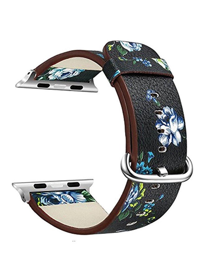 نيبمينينت سوار بديل صغير مصنوع من الجلد لمجموعة ساعات أبل سيريز 3/2/1 متعدد الألوان