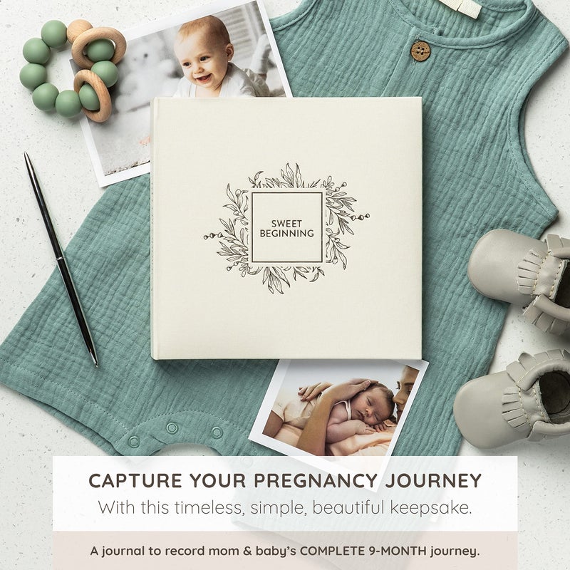 ZIRI & ZANE Keepsake Pregnancy Journal to Cherish Forever - A Pregnancy Book to Capture Every Milestone of Mom & Babyâ€™s 9-Month Journey - Pregnancy Baby Journal For Expecting First Time Moms & Experienced Moms - Image 2