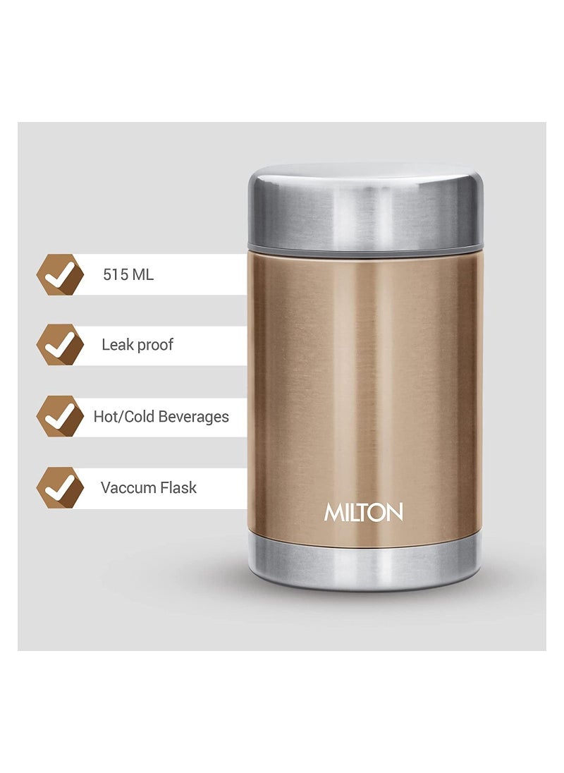 Milton Cruet Thermosteel Hot And Cold Soup Flask 515 ml Brown