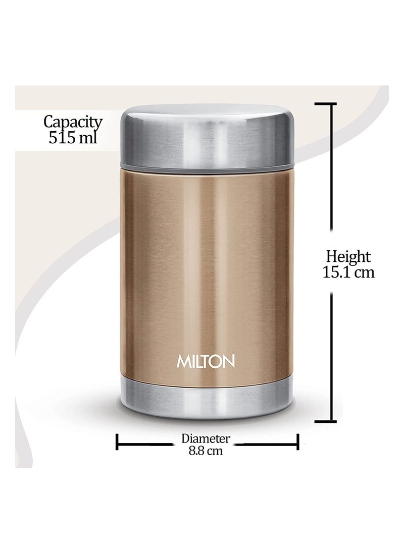 Milton Cruet Thermosteel Hot And Cold Soup Flask 515 ml Brown