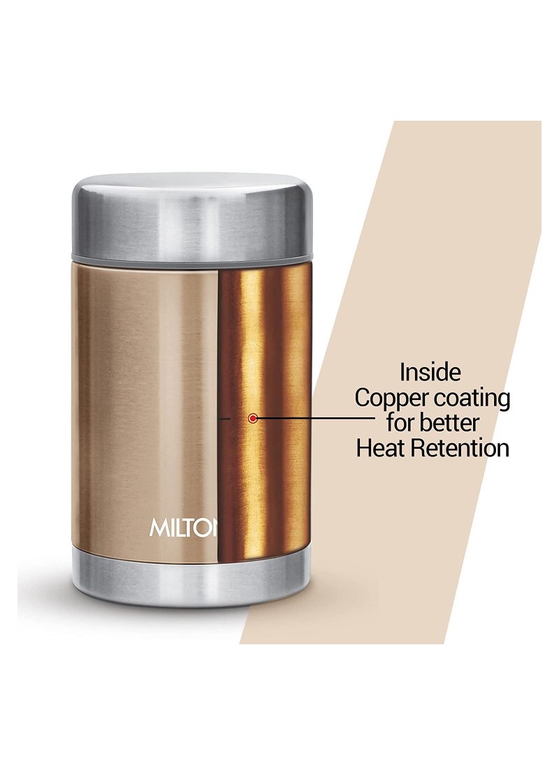 Milton Cruet Thermosteel Hot And Cold Soup Flask 515 ml Brown
