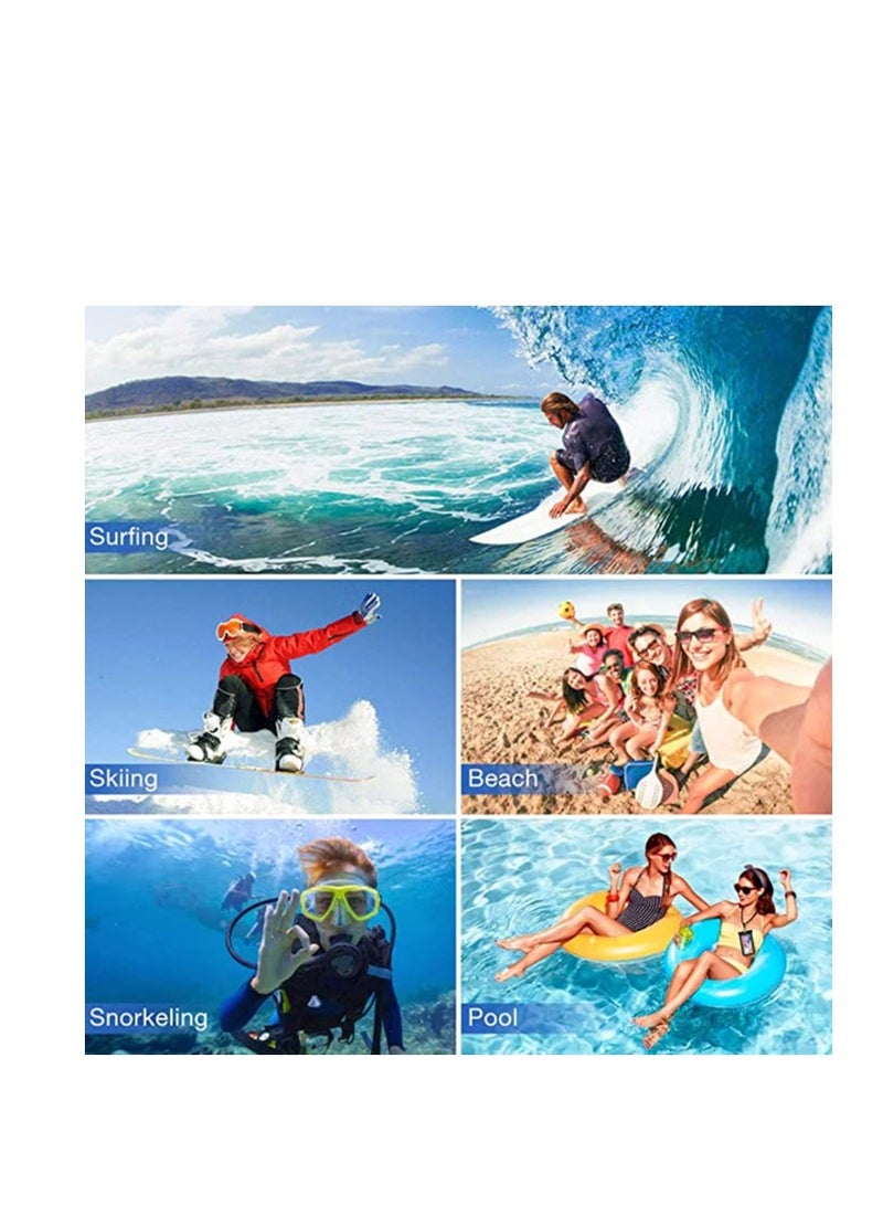 Barakah 2 Pack Bingcute Waterproof Phone Pouch Case White Black - Image 5