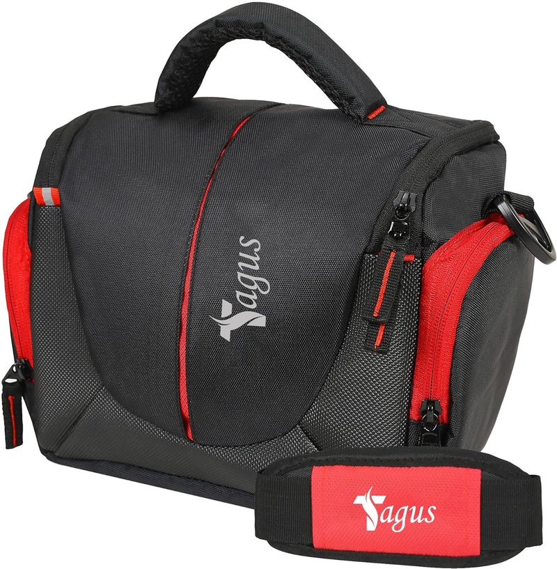 Tagus Water Resistant Camera Bag/Case Shoulder Strap Space for Photography Lens and Accessories Compatible for Nikon, Canon, Sony, Panasonic, Samsung & Other SLR/DSLR - Image 1