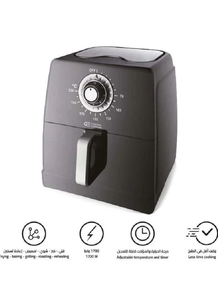GENERAL SUPREME - Air Fryer, 8 Liters, 1700 Watts - Image 1