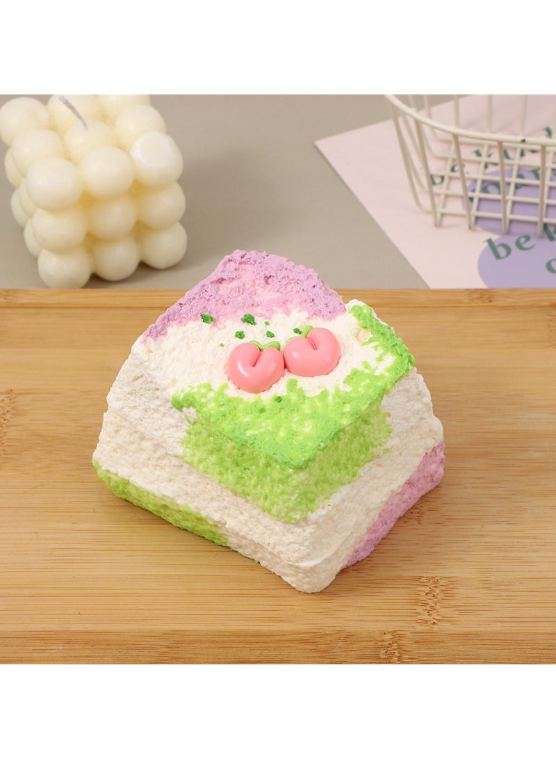 عام لعبة ضغط على شكل بسكويت الخوخ، لعبة حسية لتخفيف التوتر، تابا سكويشي، ضغط عائلي، ألعاب أصابع للكبار والأطفال - Image 1