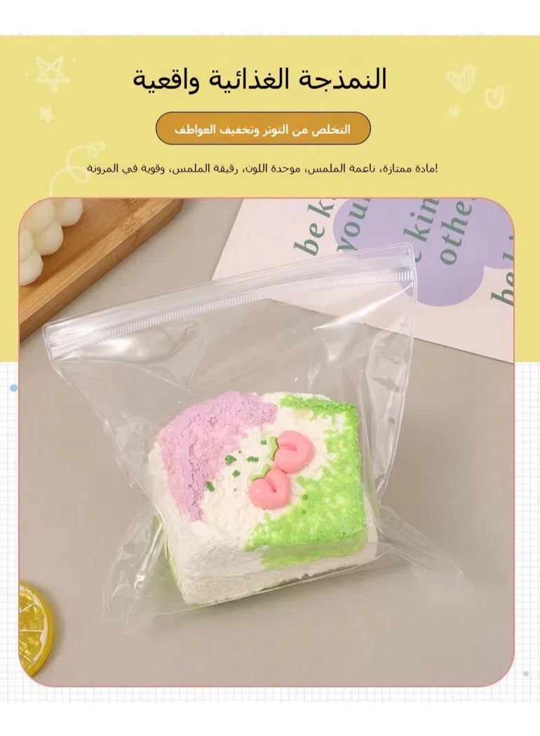 عام لعبة ضغط على شكل بسكويت الخوخ، لعبة حسية لتخفيف التوتر، تابا سكويشي، ضغط عائلي، ألعاب أصابع للكبار والأطفال - Image 3