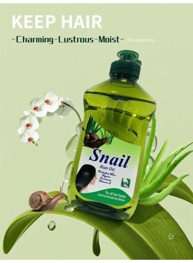 سنايل زيت الحلزون للشعر 210مل