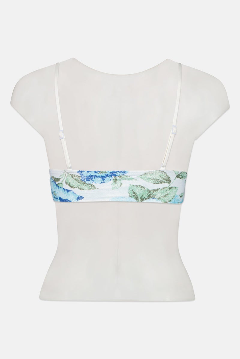 Aerie Women Padded  Allover Print Bikini Top, Multicolor  - Image 2