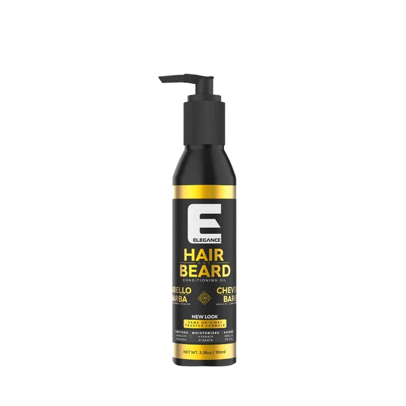 E Elegance Elegance Hair Beard Conditioning Oil 338 Oz Enriched with Aloe Vera Hair Oil that Promotes Healthy Hair and Beard Growth Reduces Itching