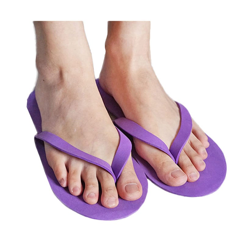 Khakho Khakho Disposable Pedicure Slippers Disposable Flip Flops Pedicure Flip Flops Pedicure Shoes for Women Foam Slippers for Foot Spa Salon Nail - Image 2