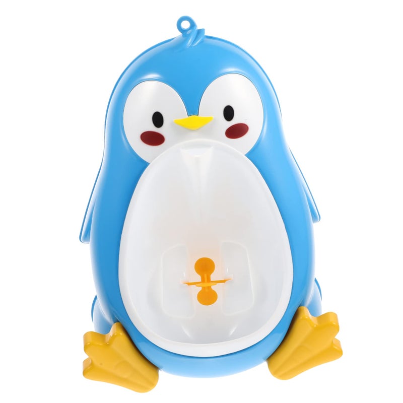 Blue Penguin Potty Training Urinal For Boys Wall Mounted Easy Install Home Bathroom - Image 2