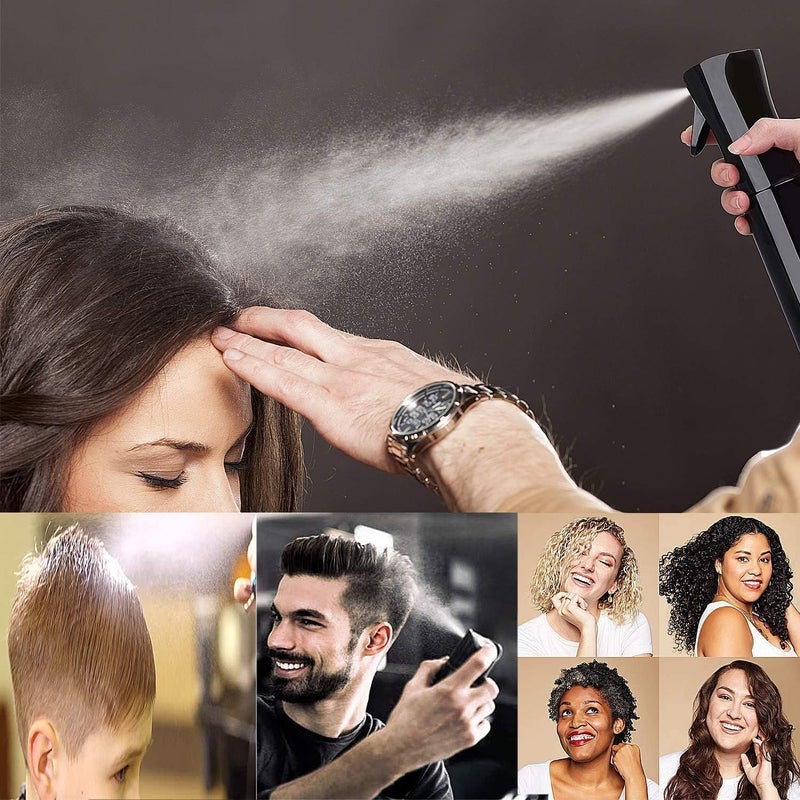 ZURITY ZURITY 300ML Spray Bottle for Curly Hair Fine Mist Continuous Sprayer for Salon Use Mister for Hair Styling Plant Caring Ironing and Cleaning SolutionPack of 1Multicolor - Image 4