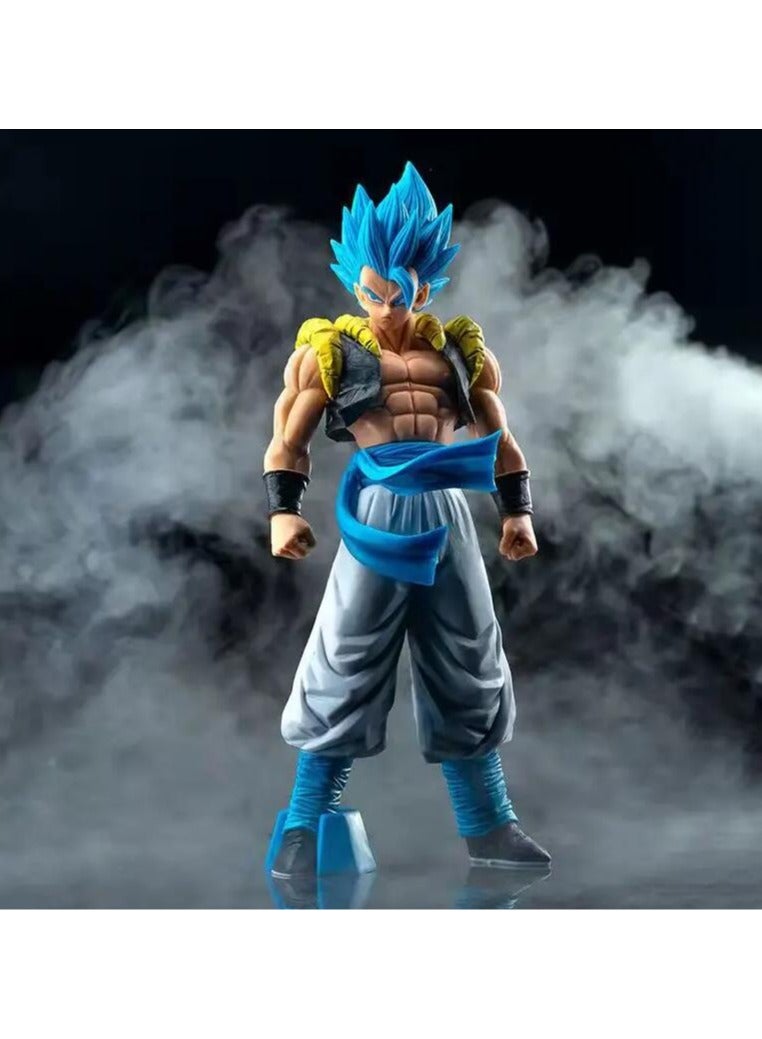 31CM Anime Dragon Ball Z Super Saiyan Blue Gogeta PVC Action Figure - Image 2
