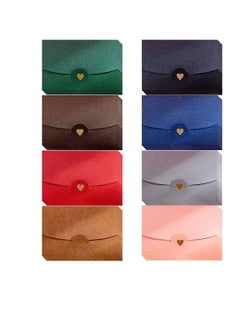 Y&D Mini Envelopes, 48 Pieces Gift Card Multi Color Envelope, with Heart Clasp, for Invitations, Postcard,Wedding, DIY Cards, Valentine's Day  - Image 1