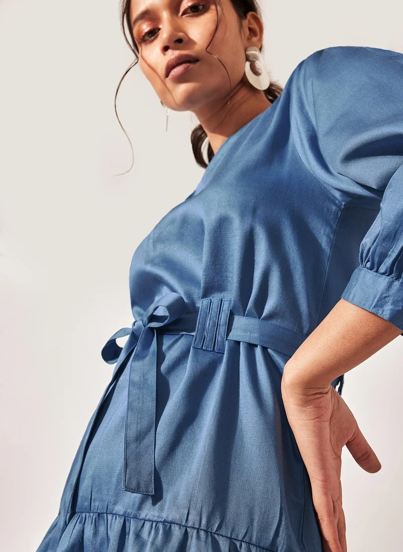 The Label Life Drop Waist Mini Dress
