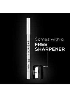 Renee Midnight Kohl Pencil - Smudgeproof And Waterproof Kajal - 24 Hrs Long Stay - Darkest Black - One Swipe Application - Rich Color Payoff - Vitamin E, Olive Oil And Castor Oil-1.5 Gm, Matte Finish  - Image 5