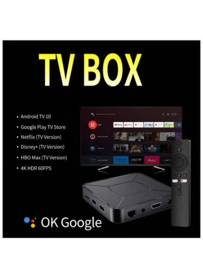 Generic 4K Android TV Box – Google TV Edition | Ultra HD Smart Streaming Media Player with Google Assi 4K Android TV Box – Google TV Edition | Ultra HD Smart Streaming Media Player with Google Assistant & Voice Remote | Built-in Chromecast | 4K HDR, Dolby Audio, Android TV OS | Supports YouTube, Netflixstant & Voice Remote | Built-in Chromecast | 4K HDR, Dolby Audio, Android TV OS | Supports YouTube, Netflix, Prime Video, Shahid & More | HDMI & Wi-Fi Connectivity  - Image 3
