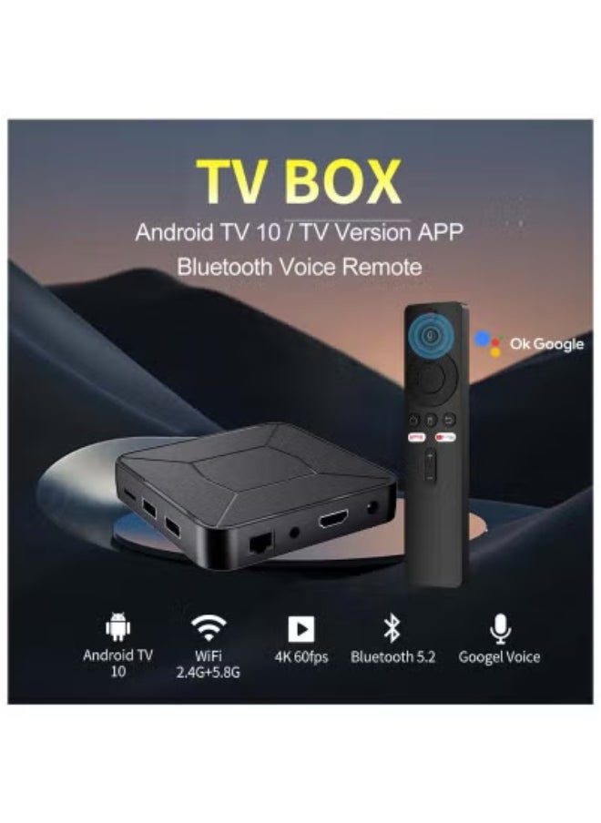 Generic 4K Android TV Box – Google TV Edition | Ultra HD Smart Streaming Media Player with Google Assi 4K Android TV Box – Google TV Edition | Ultra HD Smart Streaming Media Player with Google Assistant & Voice Remote | Built-in Chromecast | 4K HDR, Dolby Audio, Android TV OS | Supports YouTube, Netflixstant & Voice Remote | Built-in Chromecast | 4K HDR, Dolby Audio, Android TV OS | Supports YouTube, Netflix, Prime Video, Shahid & More | HDMI & Wi-Fi Connectivity  - Image 2