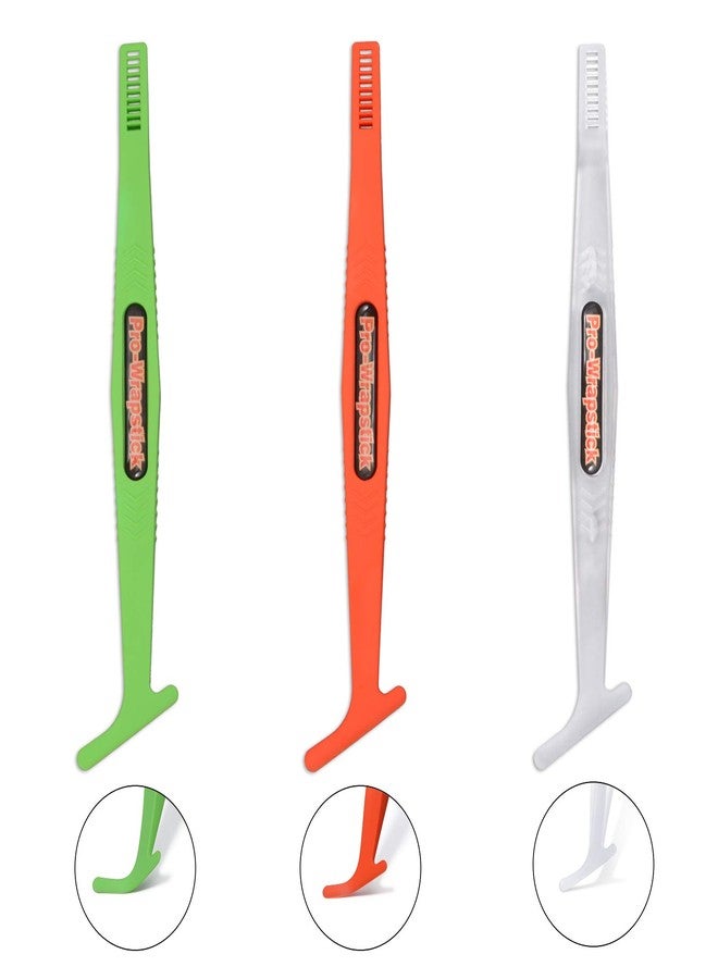 Gomake Vinyl Wrap Stick Magnet Micro Squeegee for Vinyl Car Wrapping Flexible Mini Squeegee Stick Curves Slot Tint Tool Set with Different Hardness for Film Edge Gaps Corner Tucking Pack of 3 - Image 3