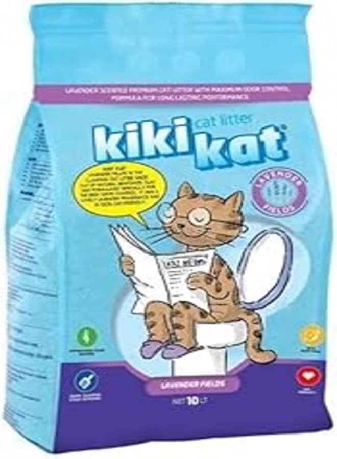 KiKi Kat CatLitter - Lavender Fields - 10 L