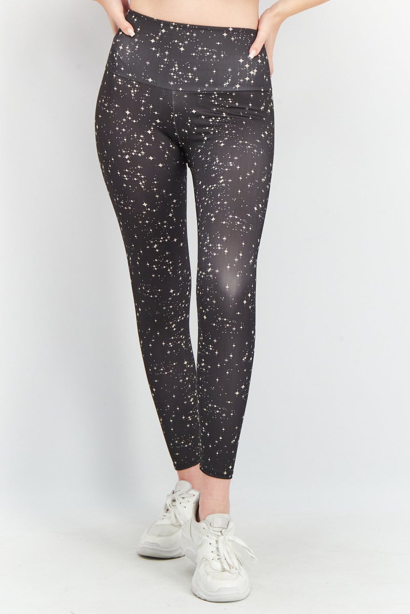 Onzie Women Sportswear Fit Yoga Tights, Black - Image 1