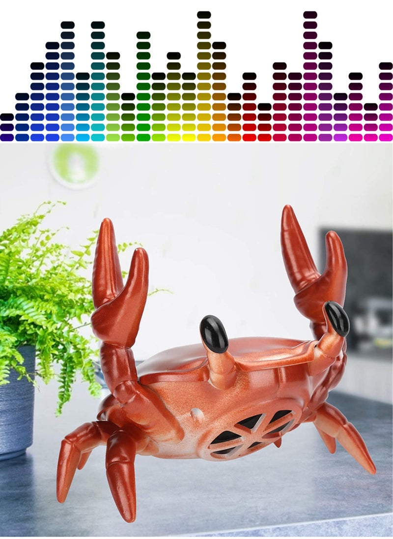 MissTiara - 2 in 1 Creative Bluetooth Speaker and Mobile Phone Stand, Crab Shape Bracket 360 Degree Surround Speaker Creative Desktop Decoration - Image 1