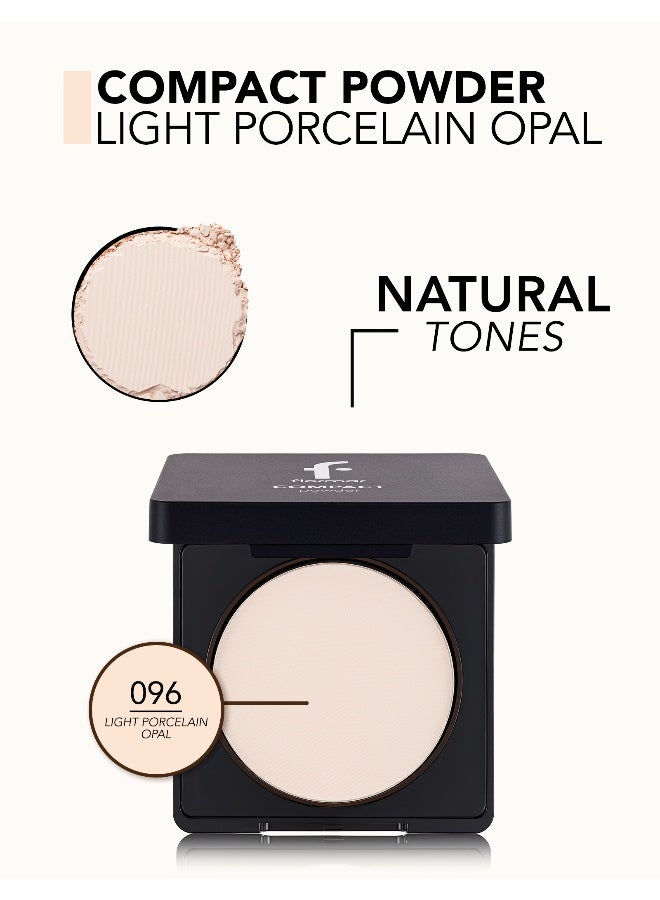 flormar Compact Powder – 096 Light Porcelain Opal – Powder Texture, Long-Wear, Smooth, Soft, Buildable - Image 5