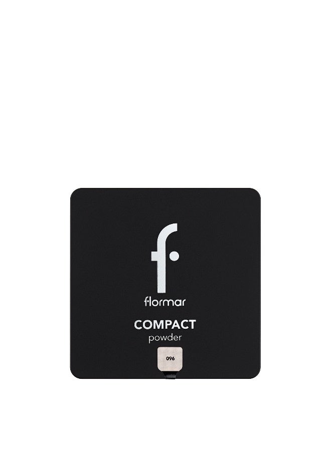 flormar Compact Powder – 096 Light Porcelain Opal – Powder Texture, Long-Wear, Smooth, Soft, Buildable - Image 2