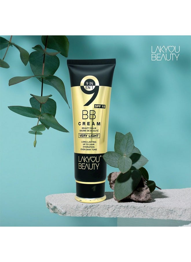 LAKYOU BEAUTY 9 In 1 Bb Cream | Light Weight | Long Lasting | Up To 24Hrs Hydration | Even Skin Tone | Spf-15 | Shade-03(Natural Beige) | 80G  - Image 4