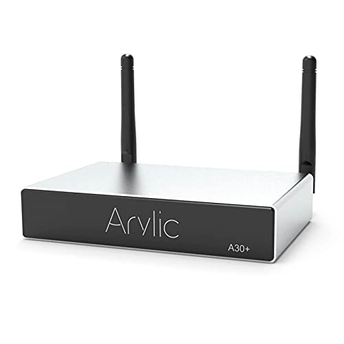 Arylic Stereo WiFi and Bluetooth 5.0, 2-Channel Class D Wireless Mini Home Amplifier for Speakers with spotify, airplay 1, Multi-Room/multizone Digital Audio Amp-Up2stream A30 + - Image 1