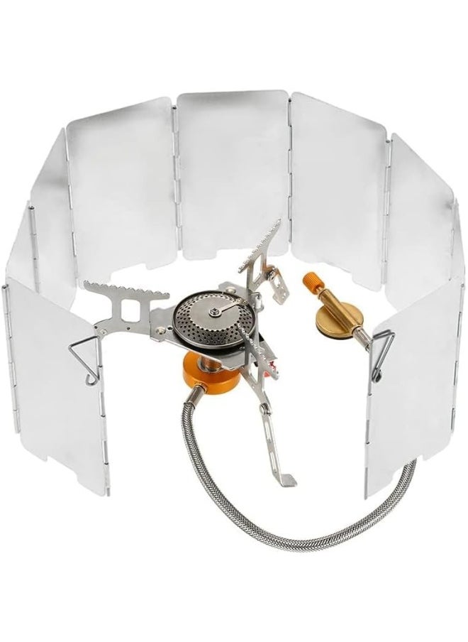 GO2CAMPS GO2CAMPS Portable Camping Stove Wind Sheild Cover Plates Large for Butane Portable Camping Stoves | Suitable for Fire woods, Camp Fire, Camping ,Picnic, Travel and Perfect Cooking-40 cm Size  - Image 3