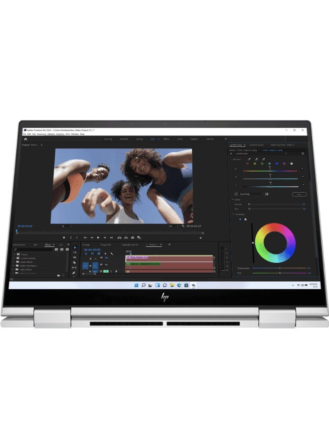 HP لابتوب إنفي X360 بشاشة لمس مقاس 13.3 بوصة بدقة كاملة الوضوح بمعالج كور i7 من الجيل الحادي عشر وذاكرة رام 8 جيجابايت ومحرك أقراص SSD سعة 512 جيجابايت وبطاقة رسومات إنتل أيريس Xe ونظام تشغيل ويندوز 10 بإصدار عالمي اللغة الإنجليزية فضي - Image 4