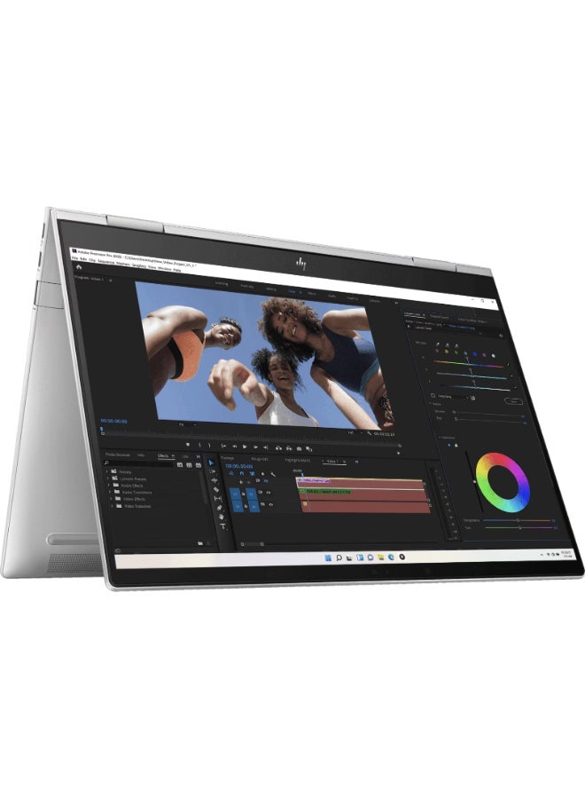 HP لابتوب إنفي X360 بشاشة لمس مقاس 13.3 بوصة بدقة كاملة الوضوح بمعالج كور i7 من الجيل الحادي عشر وذاكرة رام 8 جيجابايت ومحرك أقراص SSD سعة 512 جيجابايت وبطاقة رسومات إنتل أيريس Xe ونظام تشغيل ويندوز 10 بإصدار عالمي اللغة الإنجليزية فضي - Image 5