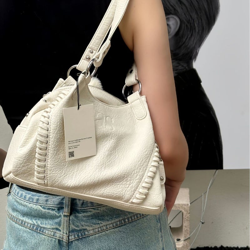 AS Women's PU Shoulder Bag Mini Tote - Image 4