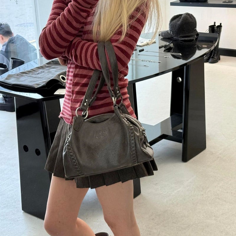 AS Women's PU Shoulder Bag Mini Tote - Image 2