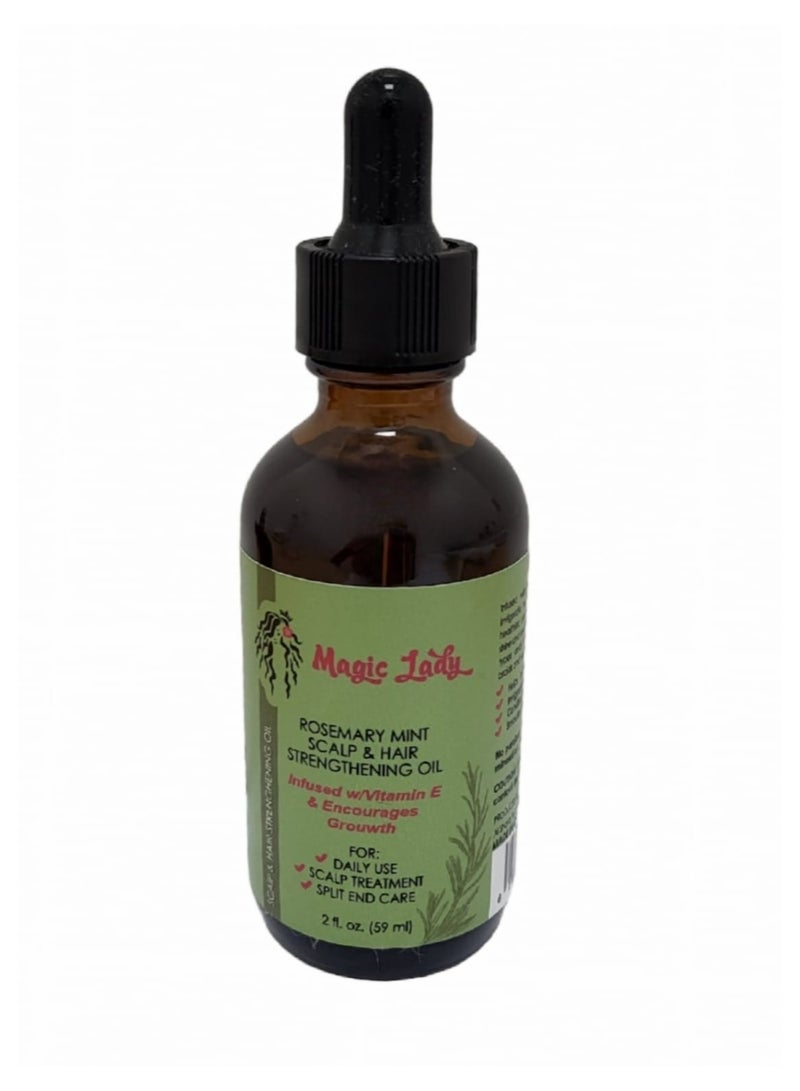 ماجيك ليدي زيت مقوي لفروة الرأس والشعر بخلاصة اكليل الجبل والنعناع 59 مل - Image 1