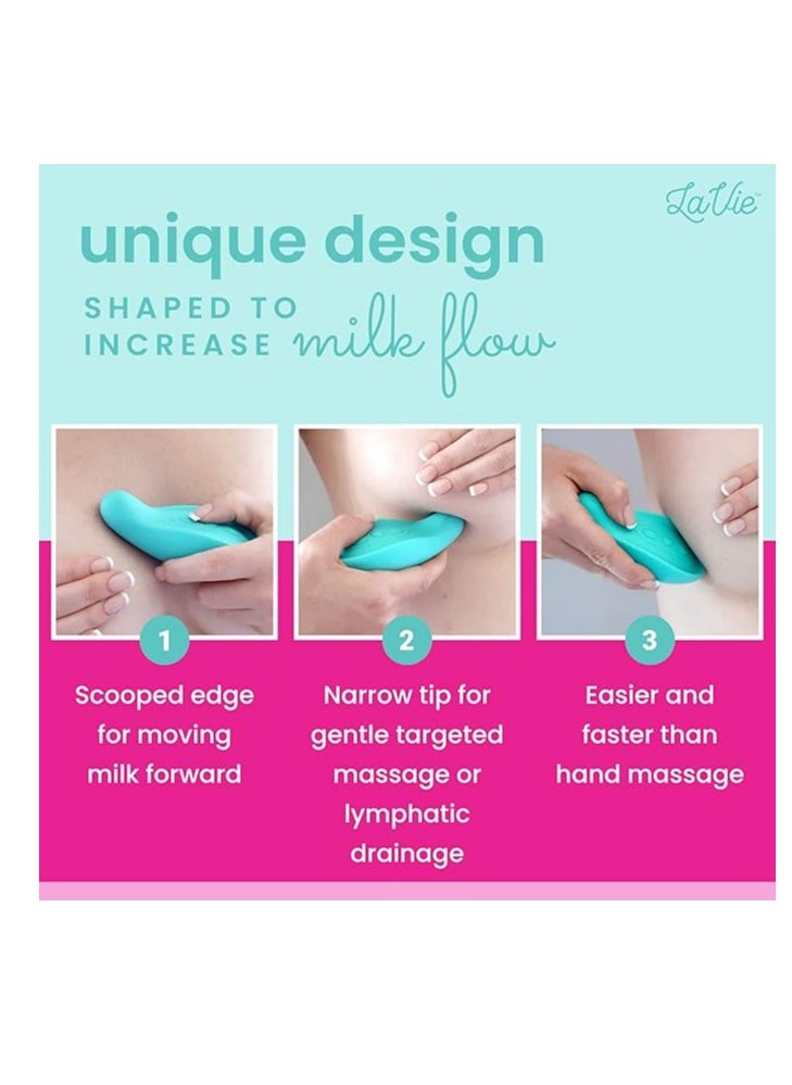Lavie - Lavie Lactation Massager, Teal - Image 1