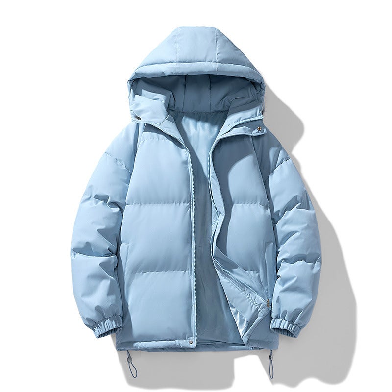24-Year Fashion New Men'S And Women'S Multi-Color Hooded High-End Quality Solid Color Cotton-Padded Clothes Popular Warm For Teenagers - Image 4