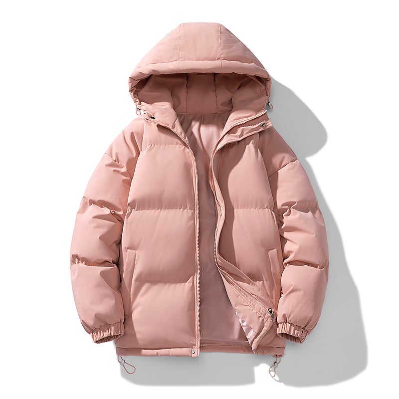24-Year Fashion New Men'S And Women'S Multi-Color Hooded High-End Quality Solid Color Cotton-Padded Clothes Popular Warm For Teenagers - Image 5